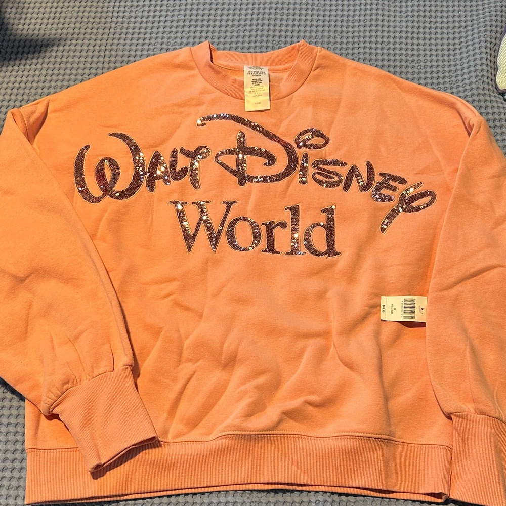 Walt Disney World Pink Sweatshirt NWT